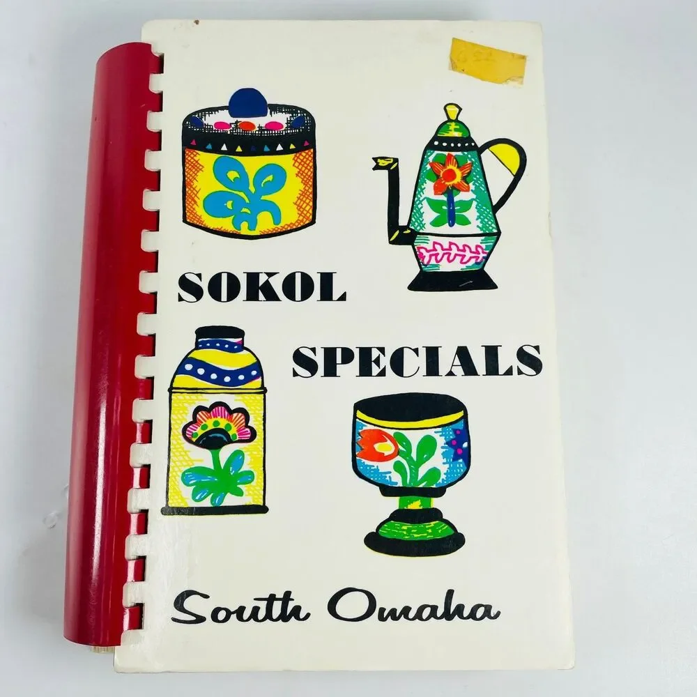 Sokol Specials South Omaha 1971 Cookbook Spiral Bound Czech Recipes